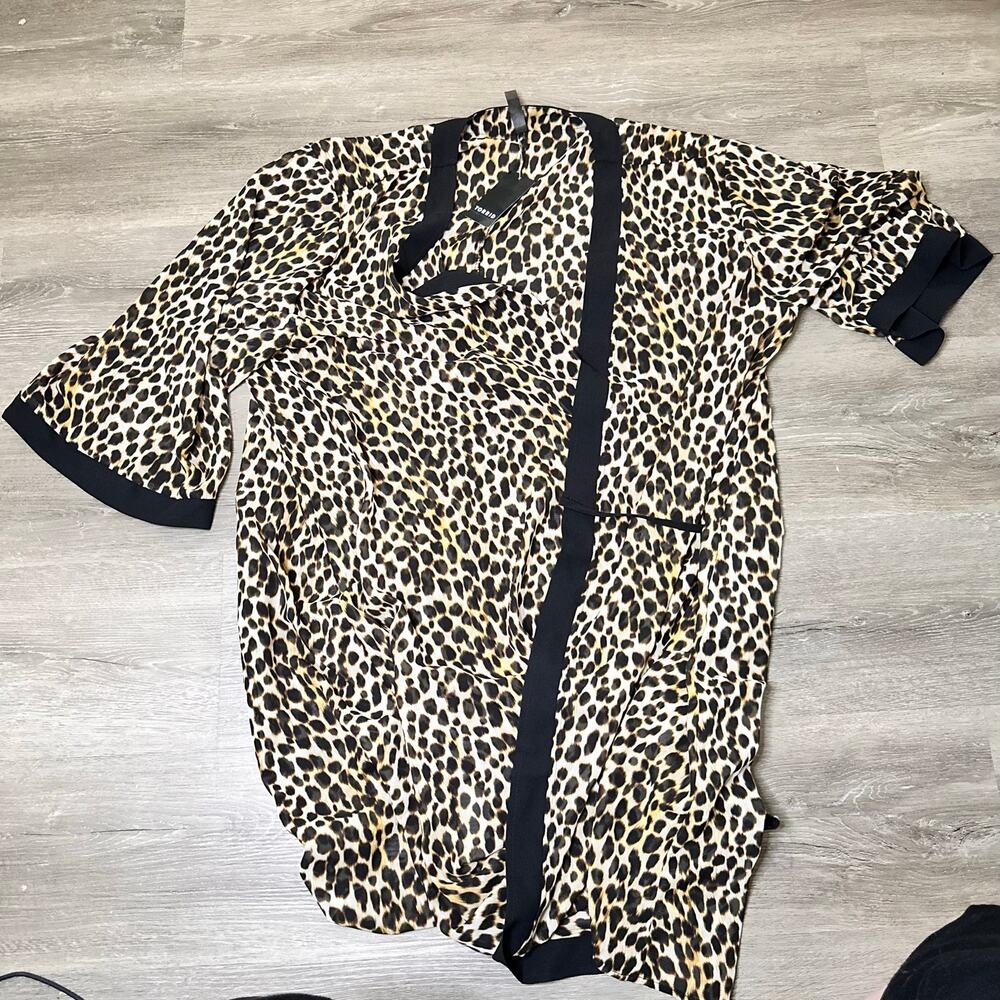 Torrid Leopard Sheer Kimono Cheetah NEW WITH TAGS Plus Size 3X